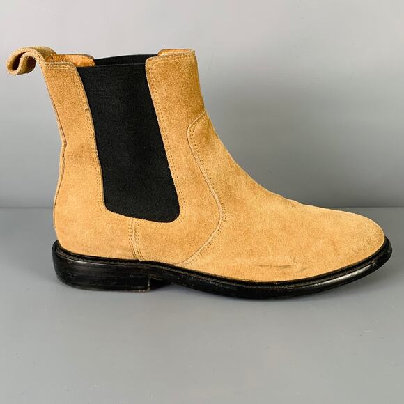 ISABEL MARANT Size 8 -Galna- Tan Suede Chelsea Boots - Picture 2 of 12